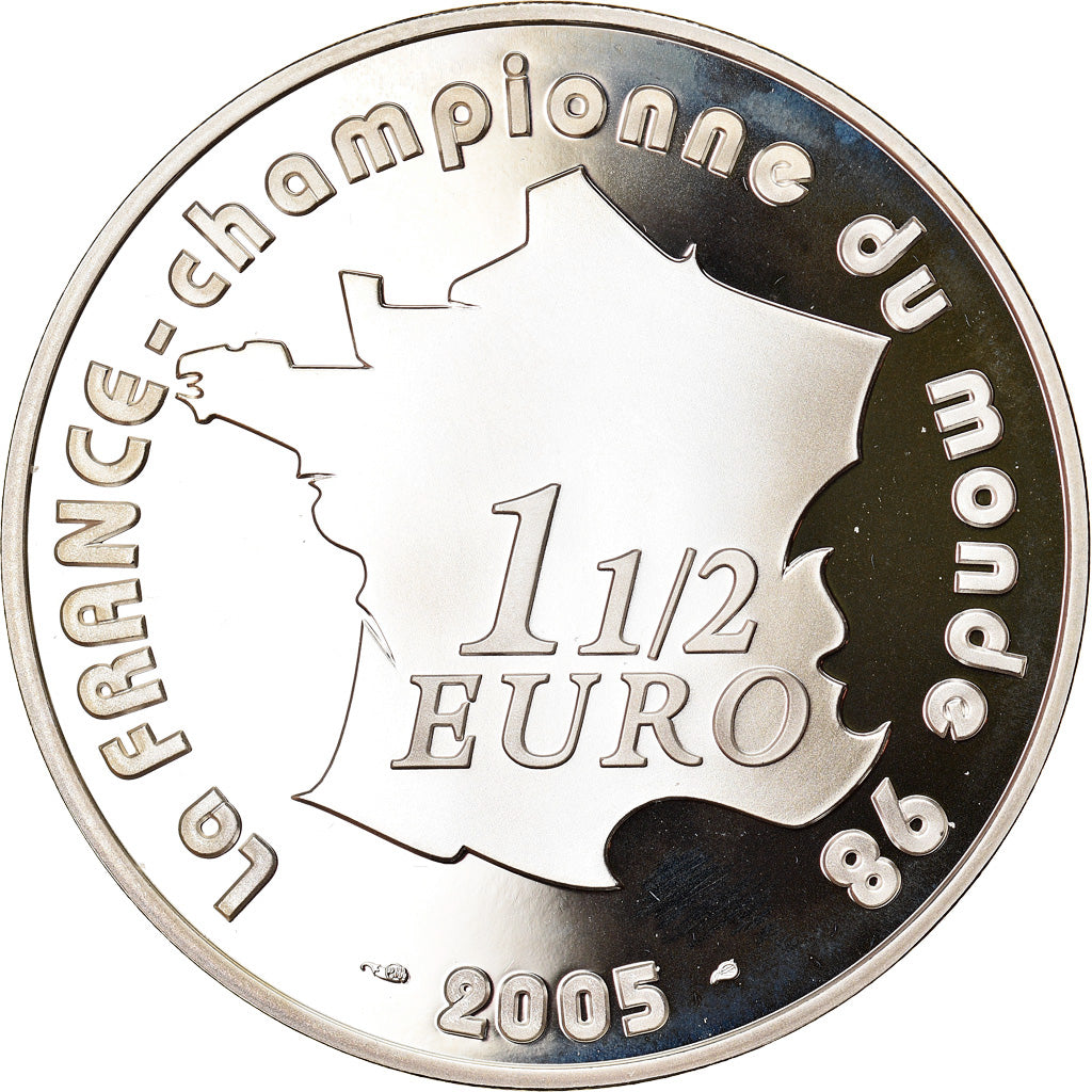 Frankreich,
1-1/2 Euro,
FIFA-Weltmeisterschaft