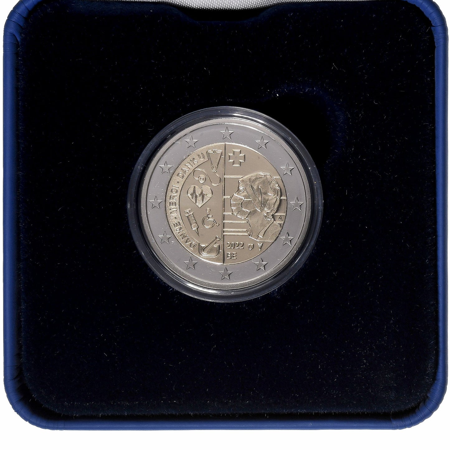 Belgien, 
  
  2 Euro, 
  
  COVID-19