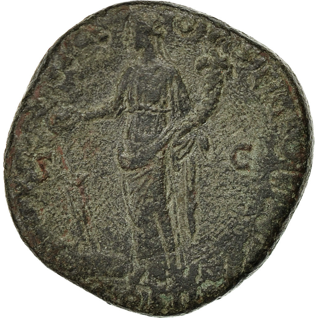 Münze, 
  
  Antoninus Pius, 
  
  Dupondius